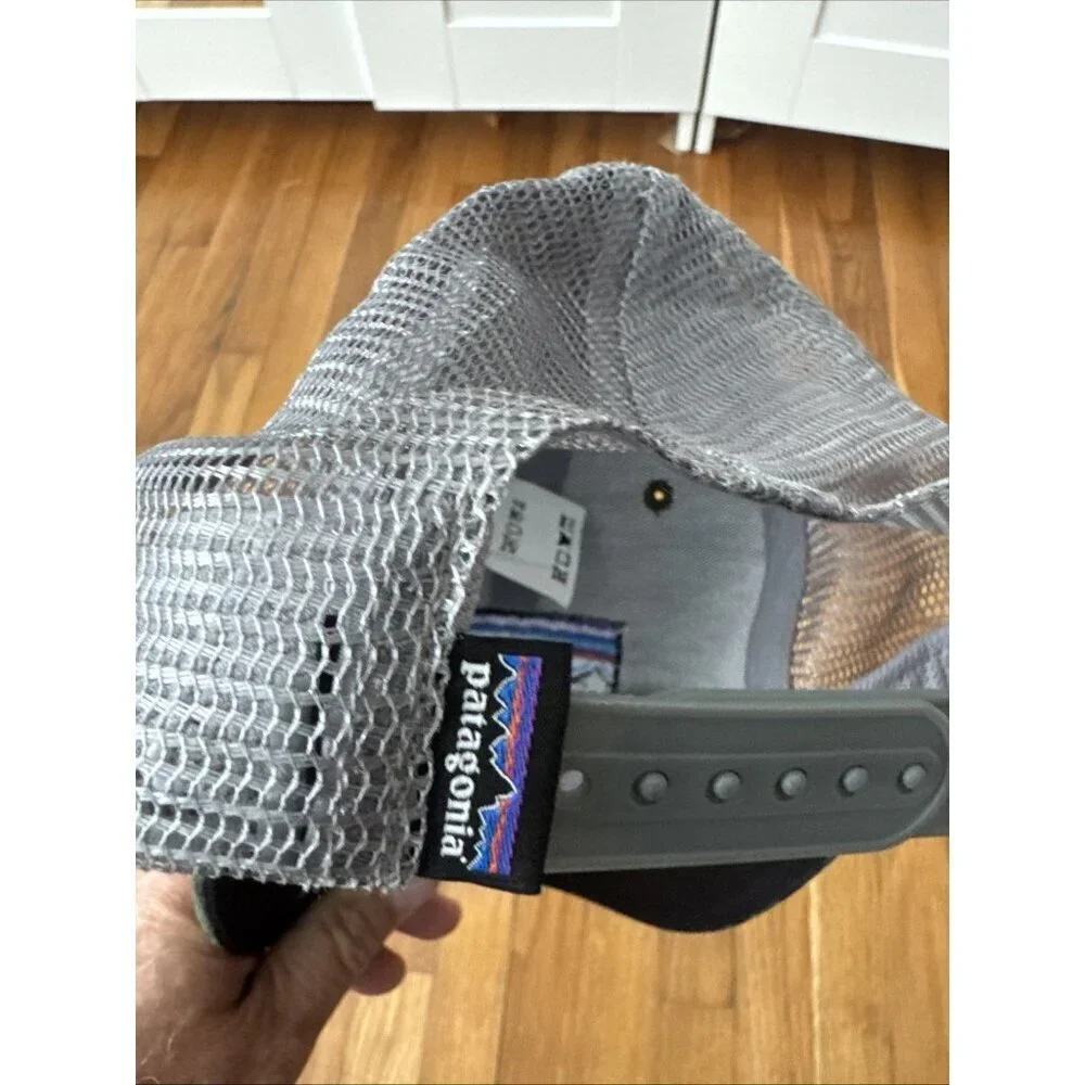 Patagonia Trucker Boys Hat Green Camo Snapback Mesh Cap Hat Size: All